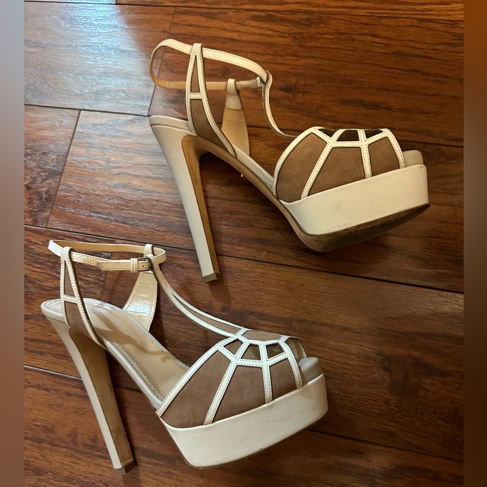 Sergio Rossi platform stiletto sandals size 38 - Picture 3 of 10